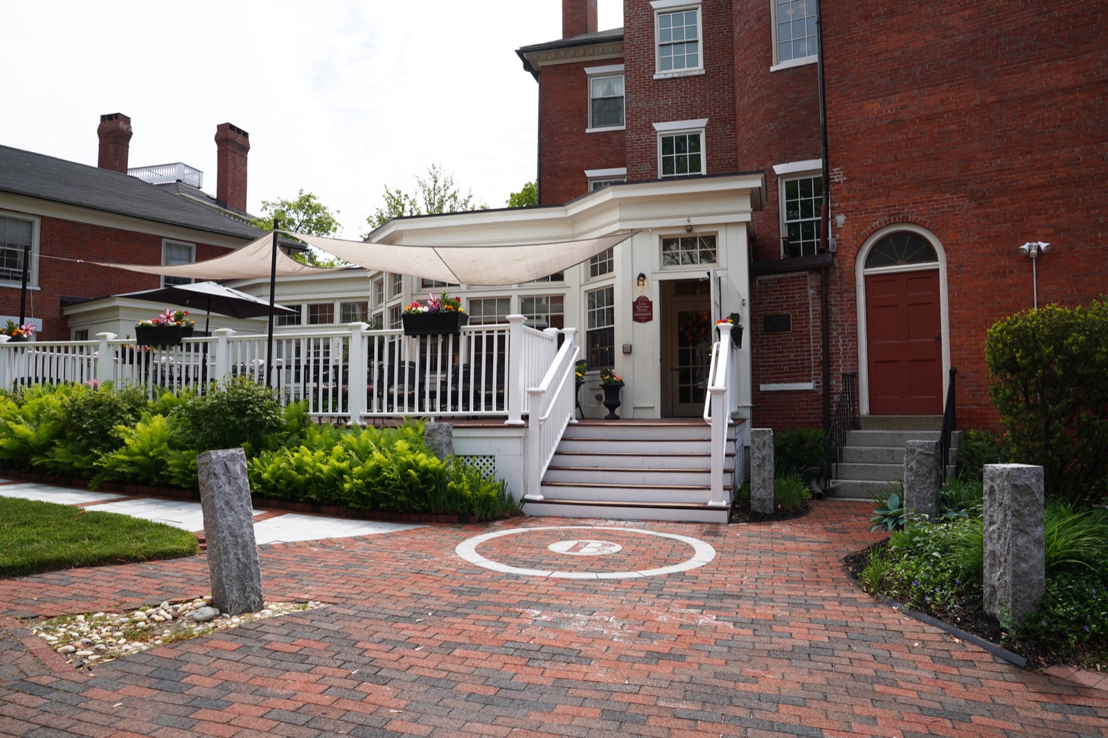 Front entrance of John Bertram House of Salem